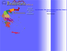 Tablet Screenshot of homes-in-greece.com